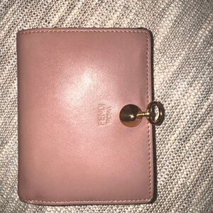 Fendi rose gold wallet